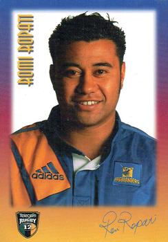 2000 Otago Rugby Football Union Ford/More FM Highlanders #NNO Romi Ropati Front